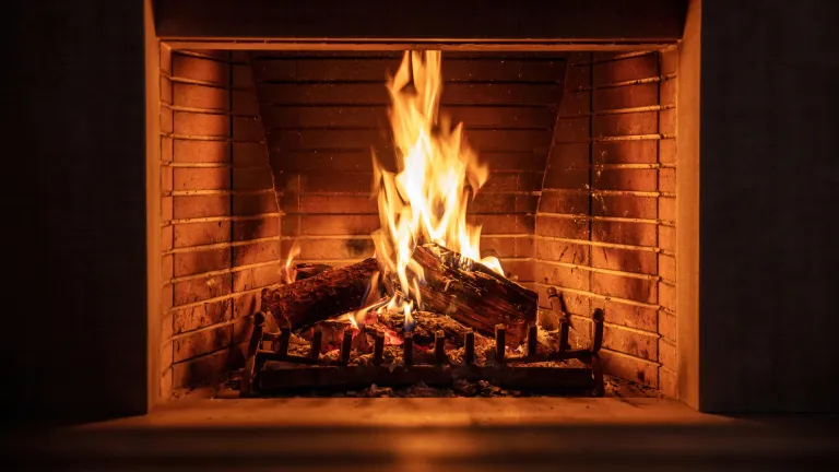 feu de cheminee